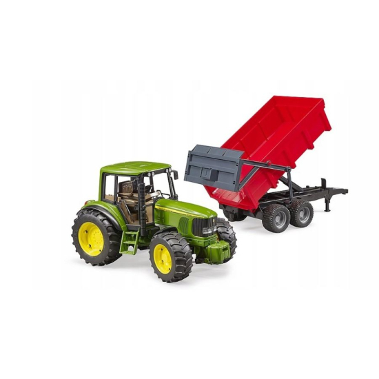 BRUDER Ciągnik John Deere 6920 z Przyczepą Wywrotką 1:16